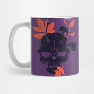 Skull & Leaves Mug